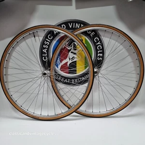 Campagnolo Wheelset Gran Sport Hubs & Mavic Clincher Rims 700c - Picture 1 of 18