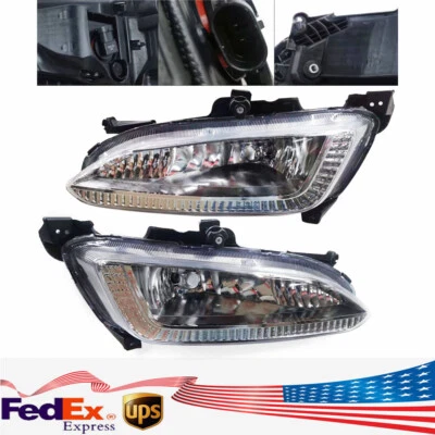Luces antiniebla deportivas lado pasajero y conductor para Hyundai Santa Fe 2013-2015 Foto 1 de 4