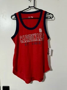New St. Louis Cardinals Sleeveless Tank Top Shirt Red Women's M - Picture 1 of 3