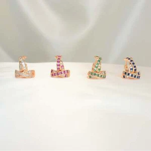 Doppellagige Creolen, Crossover Creolen - Bild 1 von 10