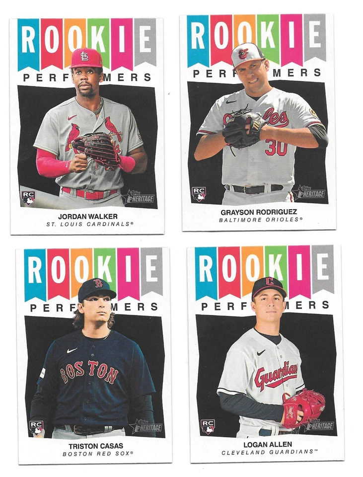 2023 Topps Heritage ROOKIE PERFORMERS  You Choose You Pick (PLAYER or TEAM) - Image 1 of 1