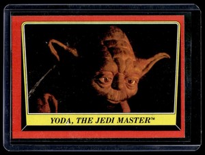 1983 Topps Star Wars Return of the Jedi Yoda, The Jedi Master #58