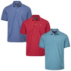 2024 Farah Mens Ferris Polo Shirt Short Sleeve Lightweight Performance Golf Top