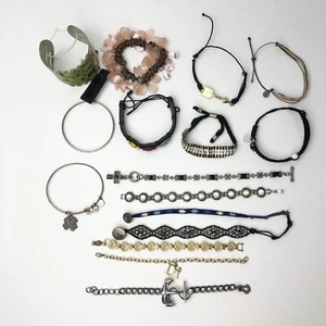 16 modische Armbänder Alex Ani Kleeblatt Charm Pura Vida Anker Boho Festival - Bild 1 von 18