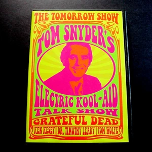 Grateful Dead Tomorrow Show Tom Snyder Electric Kool Aid Ken Kesey Tim Leary DVD - Imagen 1 de 12