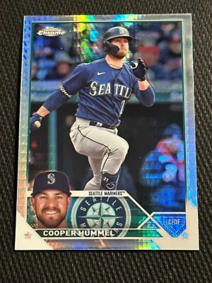 2023 Topps Chrome Update Prism #USC120 Cooper Hummel Seattle Mariners - Image 1 of 3