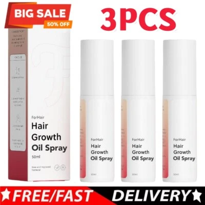 3x FORCHICS Hair Growth Spray -Non-Greasy Oil  & Promote Thicker Natural Hair♧ - Image 1 of 4
