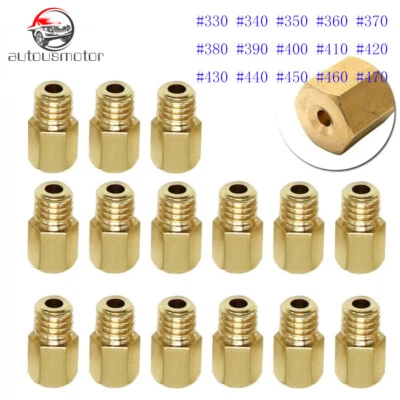 Juego de chorros principales de carburador para Mikuni VM TMX # 330-400 410 420 430 440 450-470 Foto 1 de 4