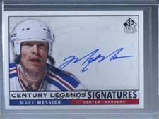 2020-21 SP Signature Edition Century Legends Signatures Mark Messier Auto HOF
