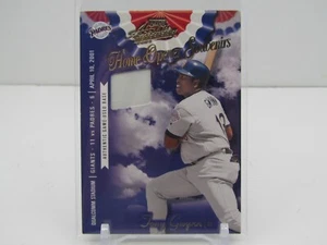 TONY GWYNN 2001 PLAYOFF ABSOLUTE GAME USED BASE! #273/400! SAN DIEGO PADRES! - Picture 1 of 2