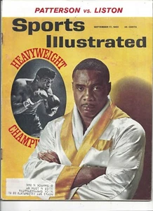 1962 9/17 Sports Illustrated magazine boxing Sonny Liston Floyd Patterson GOOD - Picture 1 of 1