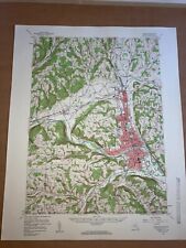 Elmira NY Chemung County USGS Topographical Geological Survey Quadrangle Old Map