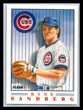 1991 Fleer #3 Ryne Sandberg Pro-Visions Pro-Visions Factory