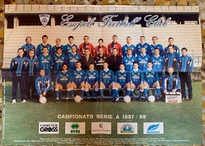 Poster ufficiale EMPOLI calcio 1997 1998 Serie A - Imagen 1 de 1