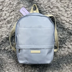 Madden Girl Mini Backpack Blue Beige Mini Backpack NEW WITH TAGS - Picture 1 of 9