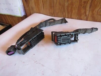 2011 GMC ACADIA DENALI ECU ECM ENGINE CONTROL MODULE UNIT PIGTAILS - Image 1 of 2