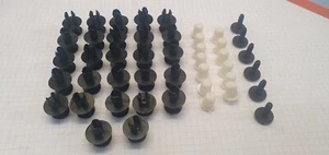 Original VW T5 SET Befestigungsteile Reparatursatz Stoßstange  hinten 7E0898623A - Bild 1 von 7