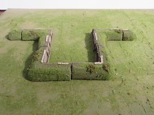 WARGAMES 15mm TRINCH ZANCH 90 GRADOS WW2 hecho a mano por FAT FRANK - Imagen 1 de 6