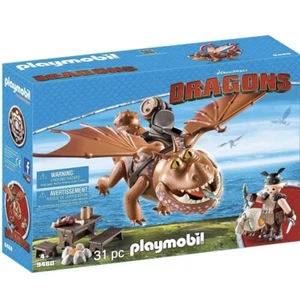 Playmobil Dragons - 9460 - Varek et Bouledogre - Foto 1 di 3