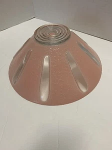 Accesorio de luz de techo de tono de vidrio esmerilado Art Deco vintage - Imagen 1 de 9