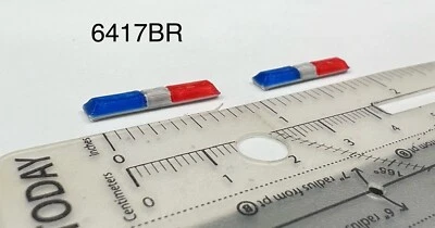 2 Pack 1/64 Code 3 LP6000 Blue Red Lightbar Greenlight Police Sheriff Patrol - Image 1 of 4