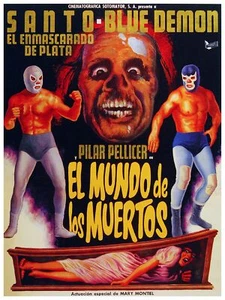 Decoration Poster.Home interior decor.Santo Wrestling Blue Demon.Mexican.11145 - Picture 1 of 1