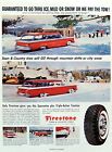 Firestone opony reklama vintage 1959 zimowe miasto opony wiejskie oryginalna reklama