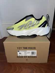 Size 9.5 - Adidas Yeezy Boost 700 MNVN Lace less Phosphor 2022 - Picture 1 of 5