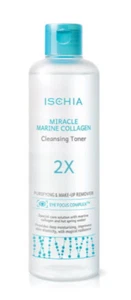 Ischia Miracle Marine Collagen Cleansing Toner 2X 350ml Moisturizing K-Beauty - Picture 1 of 8