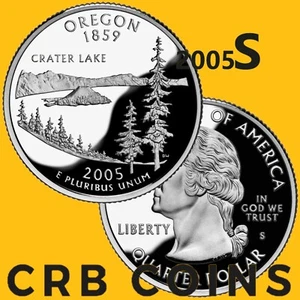 2005-S Proof Oregon State Quarter - (UNC) Clad KM#372 - SQ33SC - Picture 1 of 6
