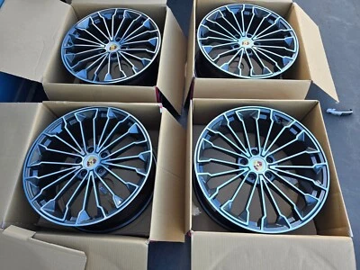 Novo 22" Porsche Cayenne rotativo forjado fabricante de equipamento original Victor Equipment rodas Wartenberg - Imagem 1 de 4