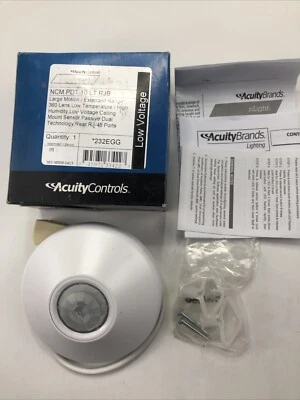 Acuity Controls NCM PDT 10 LT RJB, Occupancy Sensor, Ceiling Low Temp 232EEG - Image 1 of 4