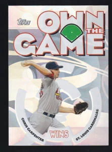 2006 Topps Series 1 #OG29 CHRIS CARPENTER Own The Game Insert St. Louis Cardinal - Picture 1 of 2
