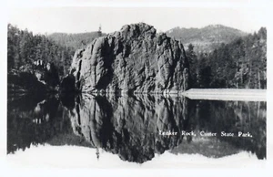 RPPC Lenker Rock in Custer State Park SD South Dakota Postcard - Picture 1 of 2