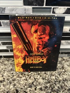Hellboy Blu-ray/DVD/Digital w/Slipcover Brand New Factory Sealed  - Imagen 1 de 3