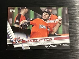 2017 17 Topps Update Series Black Clayton Kershaw #US223 ALL-STAR GAME #’d 20/66 - Bild 1 von 2
