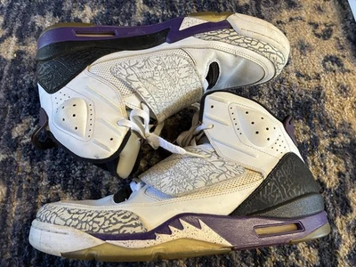 NIKE AIR JORDAN SON OF MARS CLUB PURPLE TRAINERS SIZE 12 512245-106 - Image 1 of 4