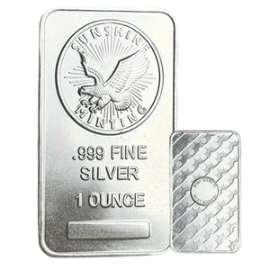1 Oz Silber Adler Stil Kupferbarren Quadrat Gedenkmünze Antik Finish Sammlerstück - Bild 1 von 7
