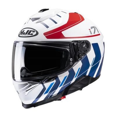 Motorrad HJC i71 Simo MC21SF Integralhelm (weiss/blau/rot) Gr: M (57) - Bild 1 von 4