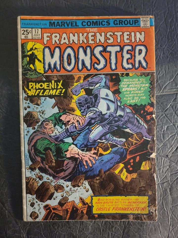 Frankenstein Monster #17 1975 Ed Hannigan Cover combine shipping - Image 1 of 4