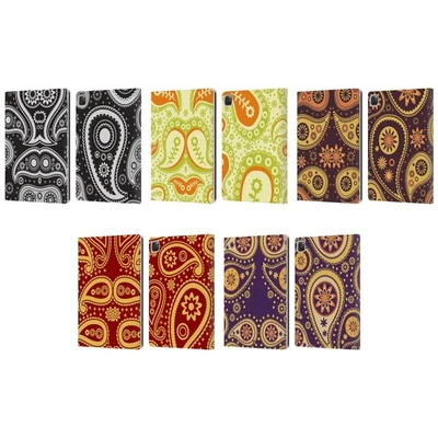 HEAD CASE DESIGNS PAISLEY PATTERNS SERIES 2 LEATHER BOOK CASE FOR APPLE iPAD - Image 1 of 4