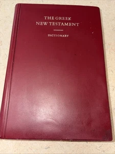 The Greek New Testament, Fourth Revised Edition w/Dictionary - Clean No Marks - Foto 1 di 2