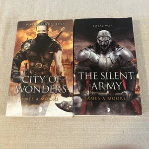 City Of Wonders (SIGNED) And The Silent Army By James A Moore Seven Forges - Picture 1 of 6