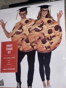 Kit de galletas inteligentes disfraz chispas de chocolate por traje tú mismo adulto estándar hasta 42 - Imagen 1 de 6