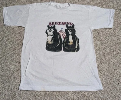 Camiseta de Colección Shireland Dos Caballos Hecha en EE. UU. Juvenil Mediana Foto 1 de 4