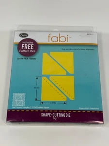 Sizzix Bigz Fabi Half Square Triangles Shape Stanzform 657611 - Bild 1 von 7