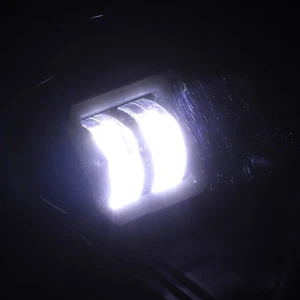 Ι Orange Motorcycle Headlight High/Low Beam LED Headlamp 60W 6000K Daytime - Picture 1 of 12