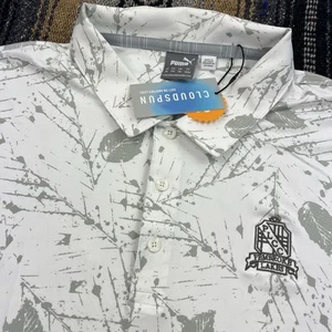 NEW Puma Gray Golf Polo Shirt Size XXL Performance Pembroke lakes Country Club - Picture 1 of 11