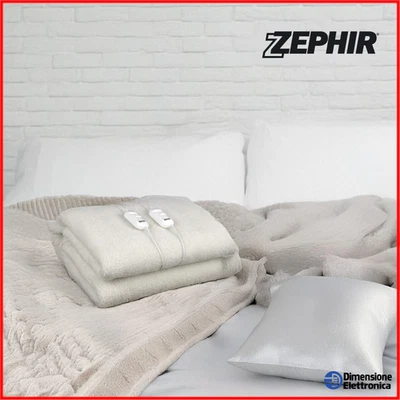 Termocoperta scaldasonno Scaldaletto Plaid Coperta Elettrica zephir Matrimoniale - Immagine 1 di 4