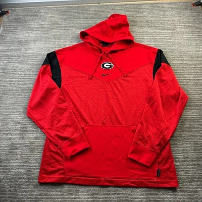 Georgia Bulldogs Nike Hoodie Mens Medium Red On Field Jersey - Image 1 of 4
